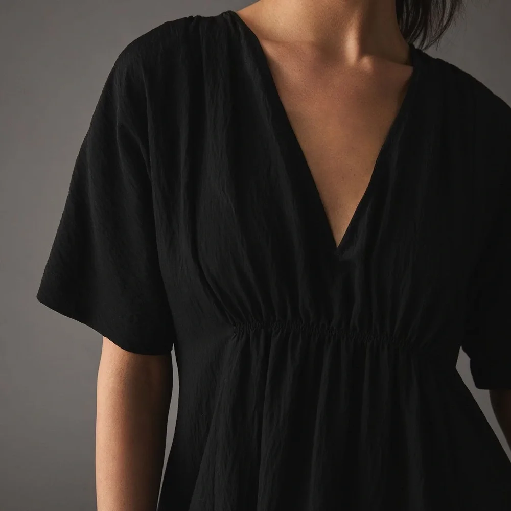 Elegant Black Maxi Dress - Anthropologie. With pockets! - Picture 2 of 6